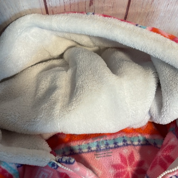 EUC 2 Pack Carters Hooded Zip-Up Fleece Jumpsuits Size 18 Months - Picture 8 of 11